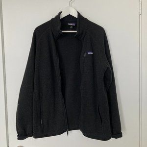 Patagonia black fleece sweater size M